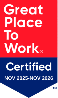 Great Place to Work Certified Nov 2025-Nov 2026