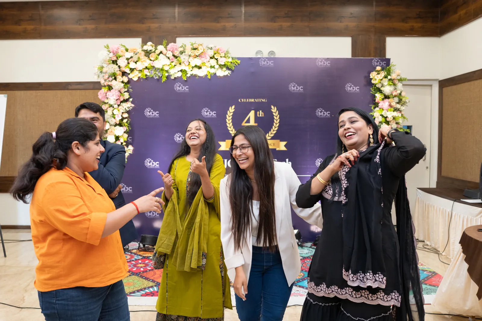Celebrating 4th year MJC GlobalTech