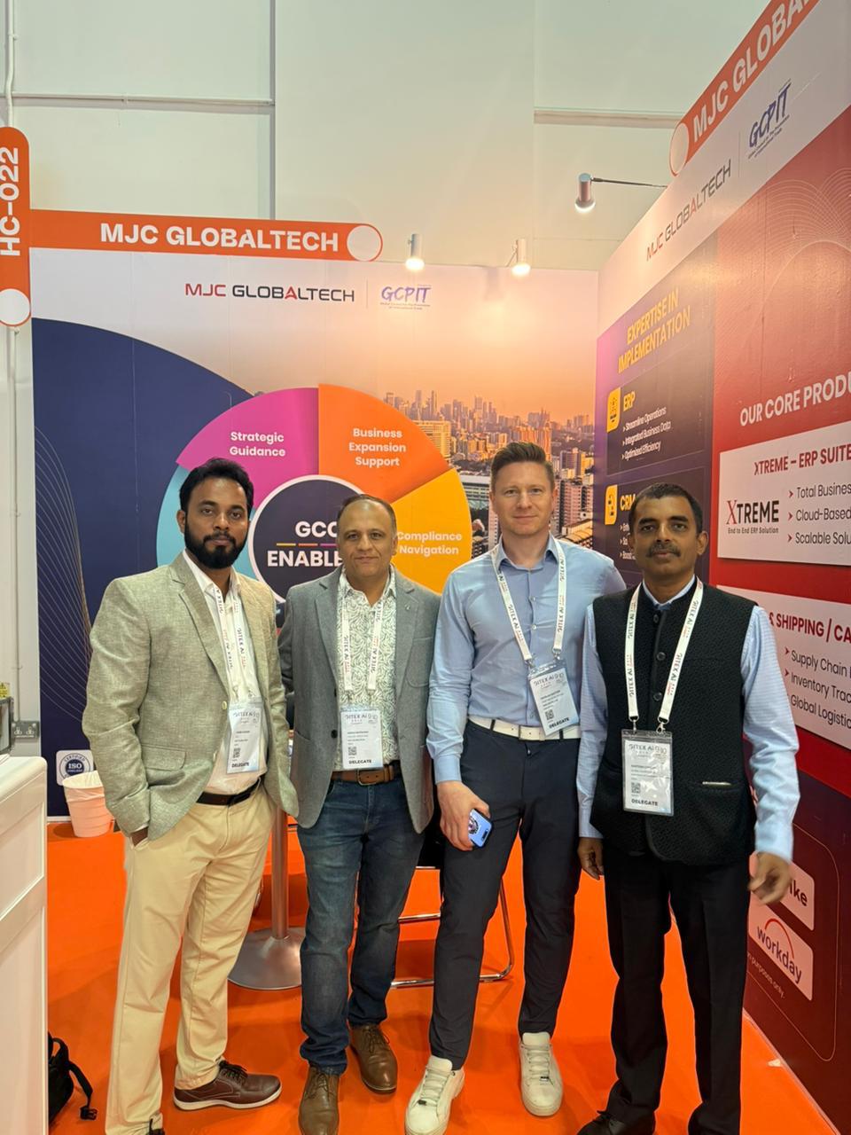 MJC GlobalTech team networking in Singapore